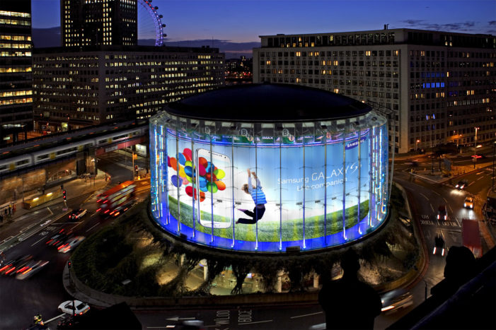Samsung Galaxy S4 Marketing Campaign Takes Over London’s IMAX Cinema