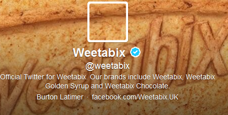 Weetabix unveils Twitter account made from biscuit