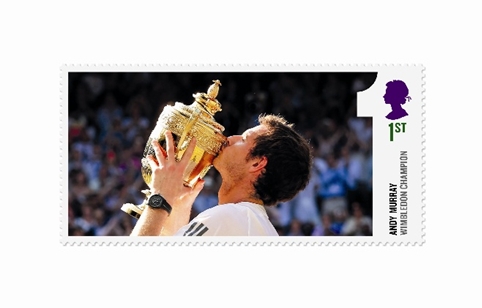 Hat-Trick Design creates stamps celebrating Murray’s Wimbledon victory