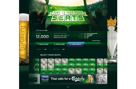 Carlsberg Launches Live Data-Powered Fan Site