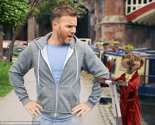 Gary Barlow teams up with meerkats in Comparethemarket.com ad