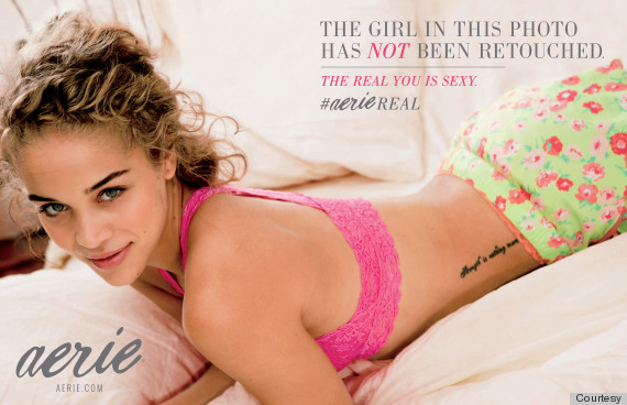 Empowering Lingerie Ads Feature Models Who Have Not Been Photoshopped