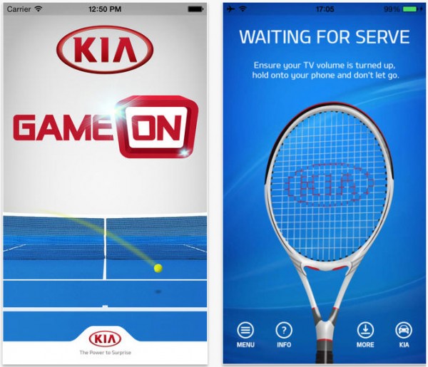 Kia launch tennis serve app in Australian Open tie in