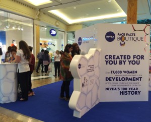 nivea space creates boutique facts face experiential cellular campaign anti created range age latest