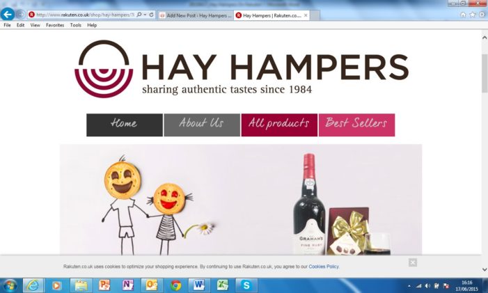 Hay Hampers land on Rakuten.co.uk