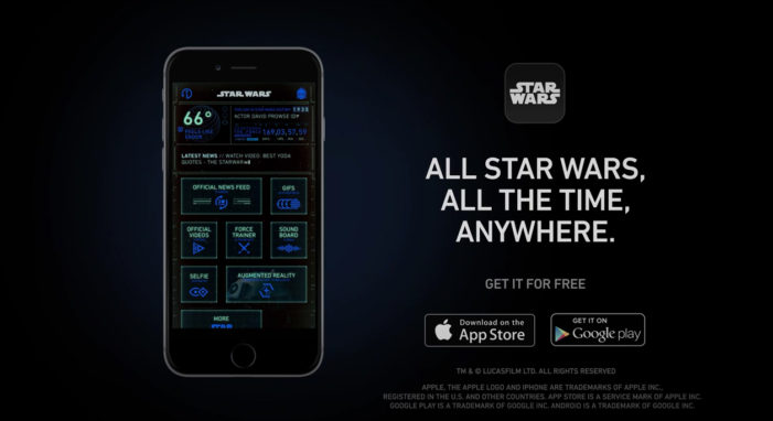 Disney ferments Force Awakens hype with official Star Wars app
