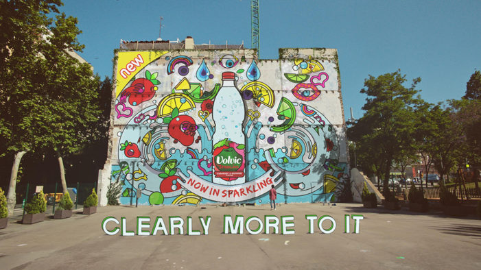 Clearly More To It – Volvic launches animated street art ad