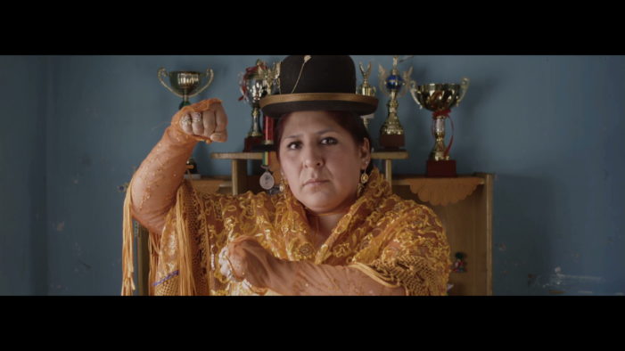 ChinChin, the wrestling cholita, is the main character in El Ojo 2015’s new ad campaign