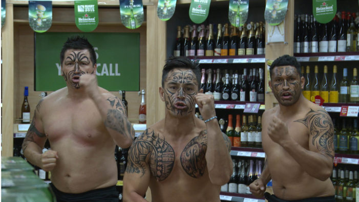 Heineken Challenges Shoppers to an Unexpected Haka for Rugby World Cup Tickets