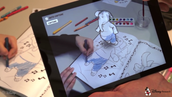 Disney App Transforms Colouring Books into 3D Experiences