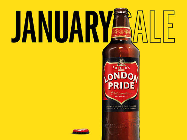 Fuller’s Echoes Selfridges, Harrods & John Lewis with ‘January Ale’ Campaign by The Corner