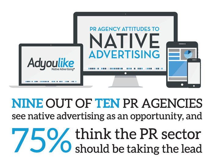 Nine out of ten PR agencies see native advertising as an opportunity