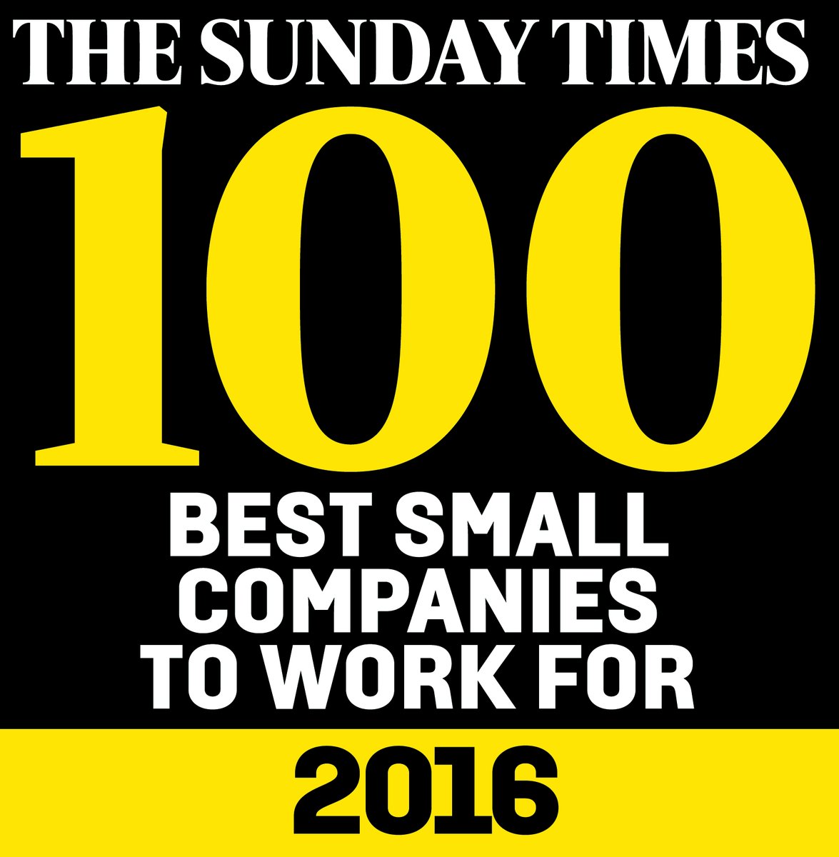 Best companies to work. Sunday times Top brands Awards.