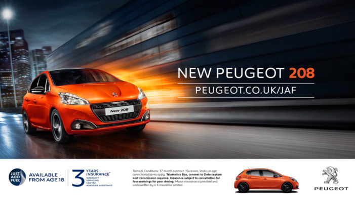 Peugeot launches new Just Add Fuel campaign targeting millennials
