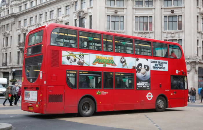 Exterion Media and Shazam Prepare Beacons on Buses for Kung Fu Panda 3