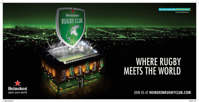 Heineken and Rothco give rugby fans a unique new way to enjoy the game by opening up their bespoke online Rugby Club