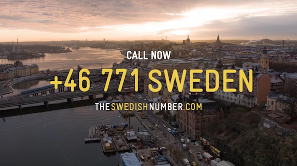 Sweden Creates the World’s First Telephone Number For the Country