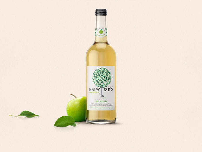 Newton’s plucks inspiration from science with natural drink designed by Parker Williams