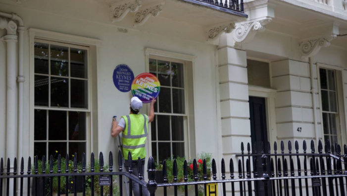Proximity London take over Blue Plaques as part of Pride London