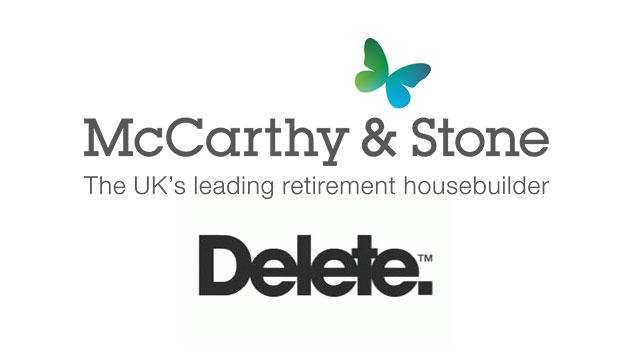 Retirement housebuilder McCarthy & Stone appoints Delete for Search and Display Marketing