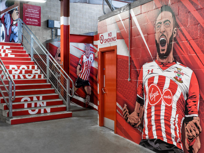 WhiteHype help Southampton FC revamp the family concourse area at St Mary’s Stadium