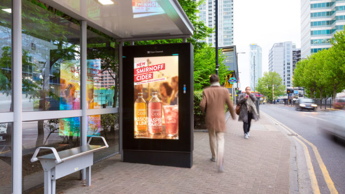 Smirnoff Cider uses location data and weather-activated DOOH to reach summer socialisers