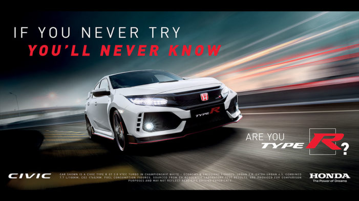 Honda asks “Are You Type R?” in European launch campaign for new Civic by Southpaw