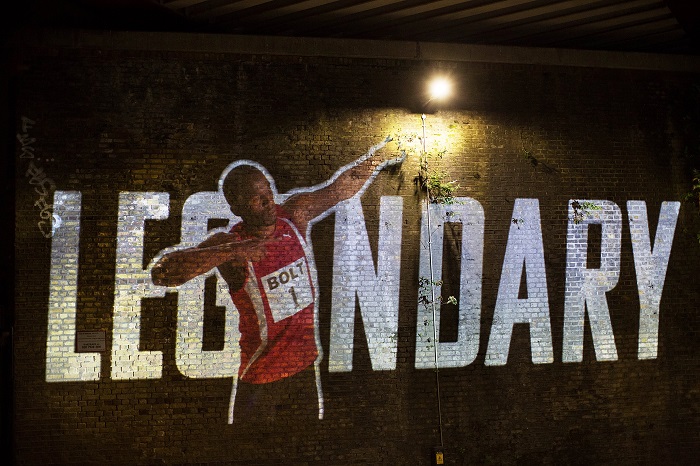 Usain Bolt Celebrated as #ARunningLegend by Virgin Media