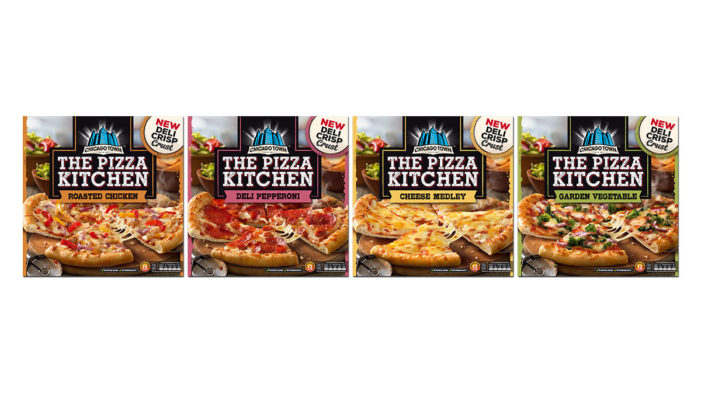 DECIDE. brands new sub brand frozen pizza range ‘The Pizza Kitchen’ for Chicago Town