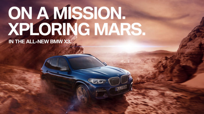 BMW teams with Serviceplan to take drivers to Mars for a virtual test drive