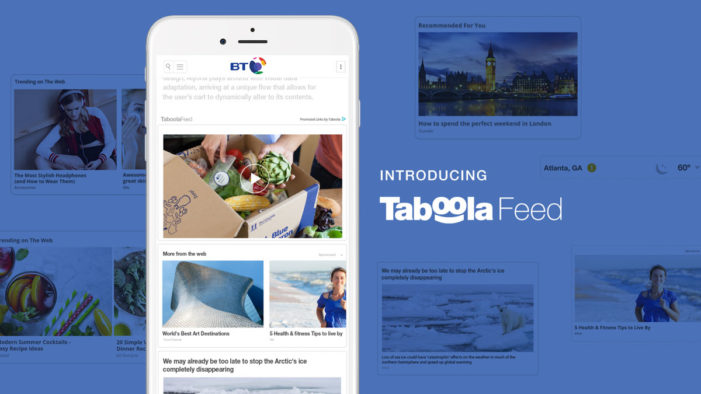 BT launches Taboola Feed to bring infinite scroll content recommendations