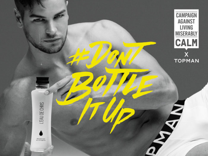 Chris Hughes joins Topman in launching #DontBottleItUp campaign by BMB for World Mental Health Day