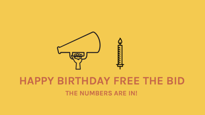 Free The Bid celebrate first anniversary with renewed support from major brands