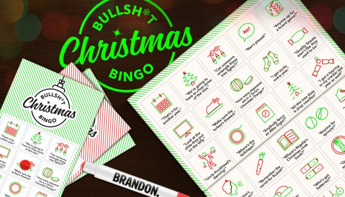 Enjoy some old chestnuts with Brandon’s Bullsh*t Bingo this Christmas