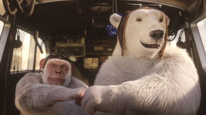 A Polar Bear and Chimp Catch Clouds to Put in Harbin Beer in Fantastical New Campaign