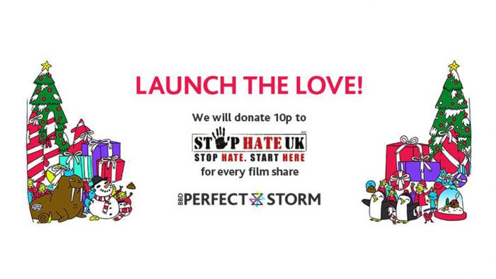BBD Perfect Storm launches ‘missile-toe’ into space in Christmas campaign for Stop Hate UK