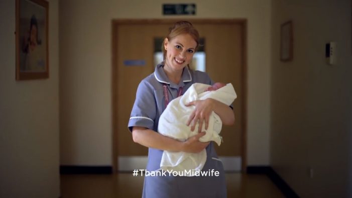 Pampers say #ThankYouMidwife in new campaign by Saatchi & Saatchi London
