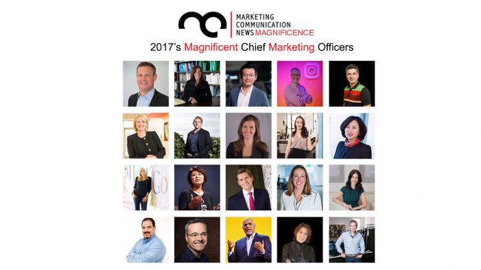 MarComm’s Magnificence – 2017’s Magnificent Chief Marketing Officers
