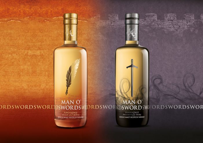 Springetts Design Man O’ Words and Man O’ Swords for Annandale Distillery