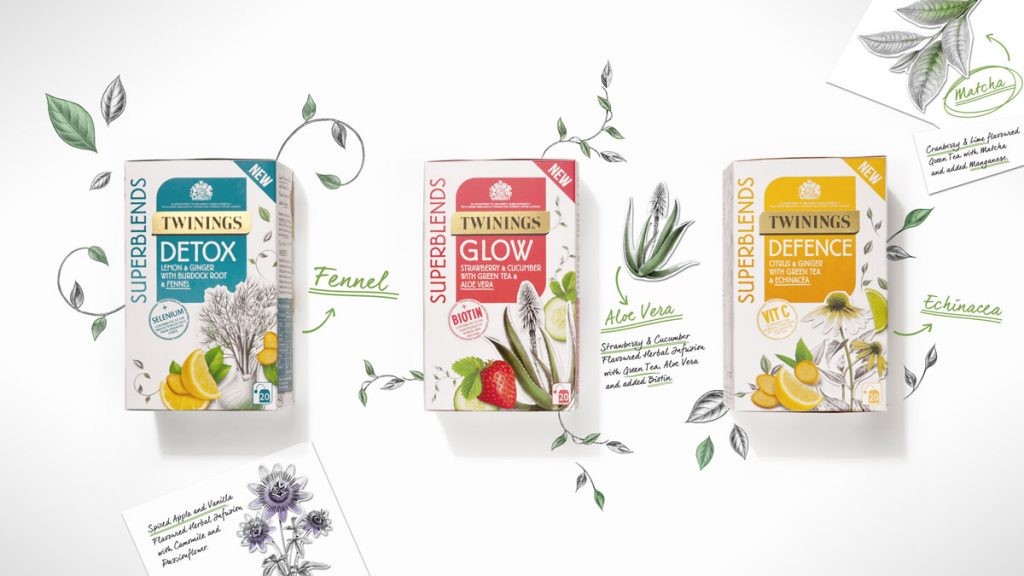 Twinings Launches Vibrant New SuperBlends Range with Help from BrandOpus –  Marketing Communication News