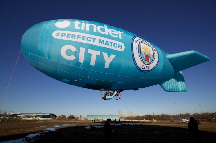 Tinder signs multi-year partnership with Manchester City