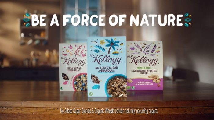 Kellogg’s launches its new plant powered range with ‘Be a Force of Nature’ campaign
