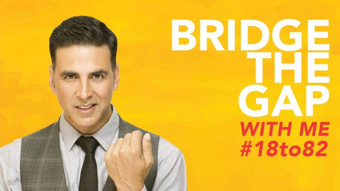 Akshay Kumar lends his support to #18to82 campaign under ‘Niine Movement’