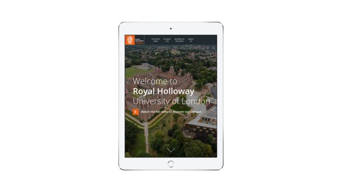 Royal Holloway launches new website in partnership with Splendid Unlimited