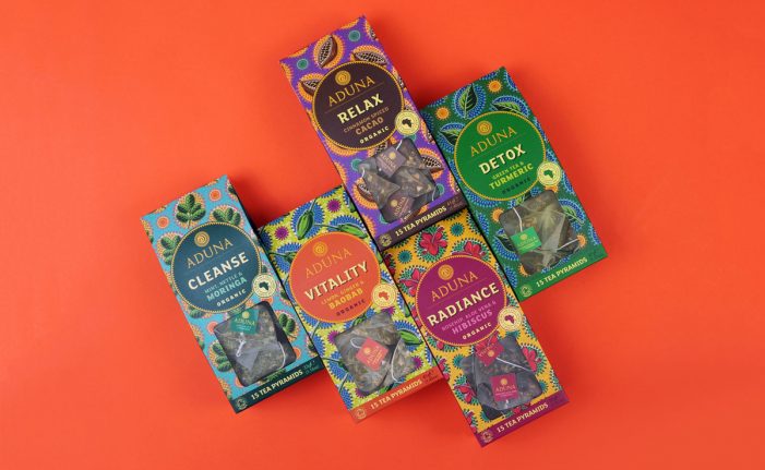 Superfood Brand Aduna Releases New Super-Teas Range with Design from Carter Wong