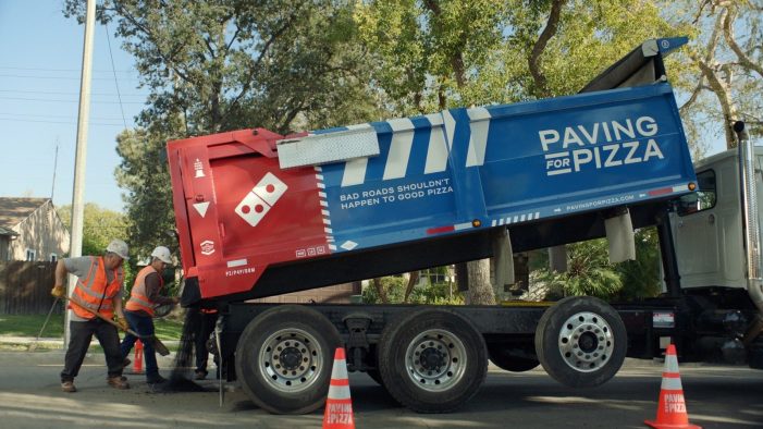 Domino’s is Paving Roads in the US for the Sake of the Pizza
