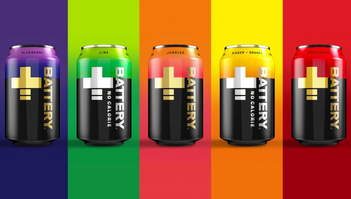 Battery Energy Drink Rebrands with a +positively Striking New Identity by bluemarlin