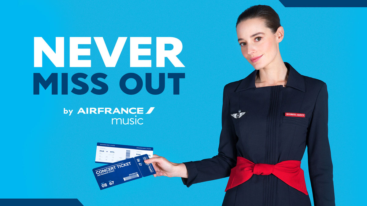 BETC’s General POP and Air France Music launches “Never Miss Out