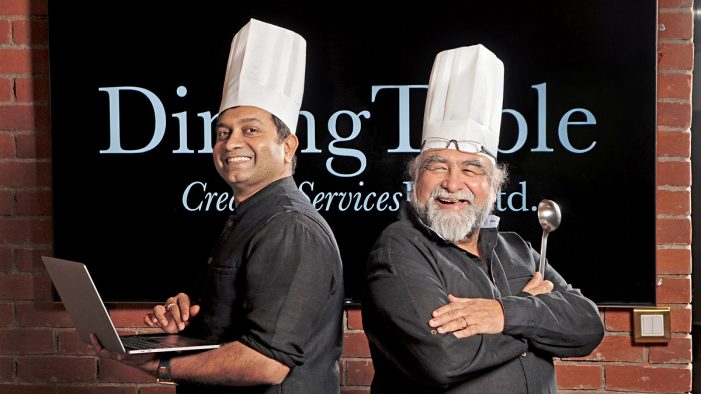 Creativeland Asia’s Raj Kurup & Prahlad Kakkar launch Dining Table for SME’s & FOB’s