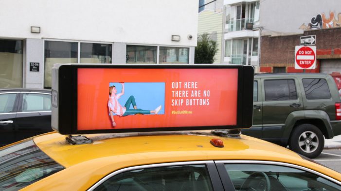 OOH industry welcomes Advertising Week attendees with responsive, socially enabled #GetOutOfHome campaign